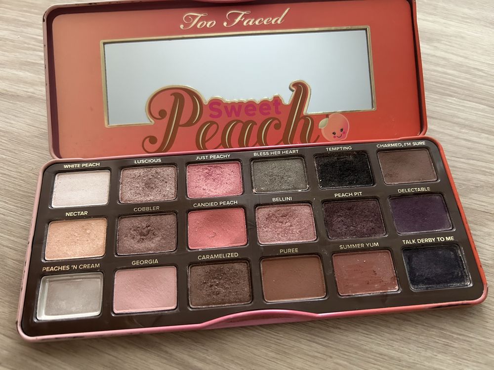 Too Faced Sweet Peach kultowa paleta cieni do powiek oczu