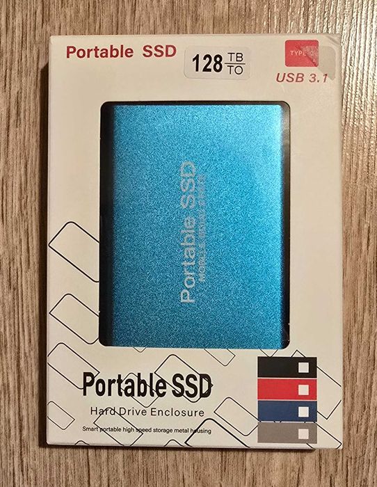 Dysk zewnętrzny Portable SSD 128 TB