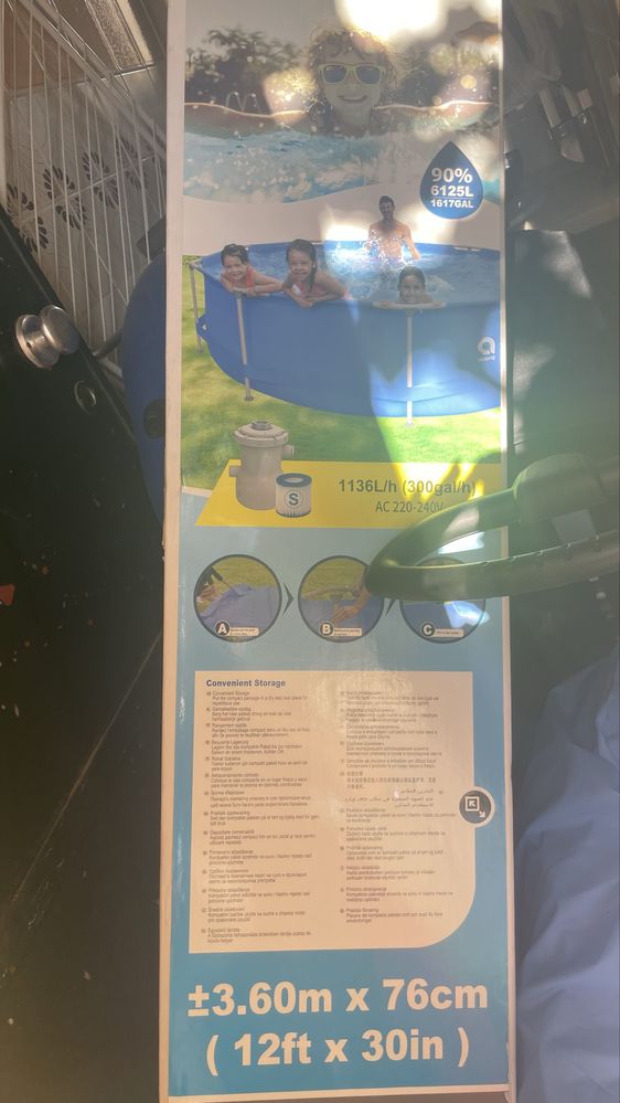 Piscina intex vendo pois nao uso