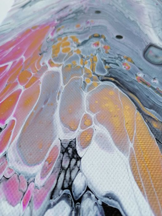 Quadro Abstrato – Fluxo Cósmico