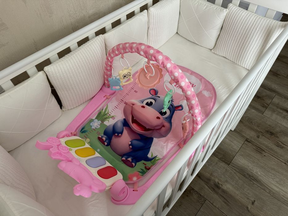 Дитячий килимок з піаніно музикальний розвиваючий