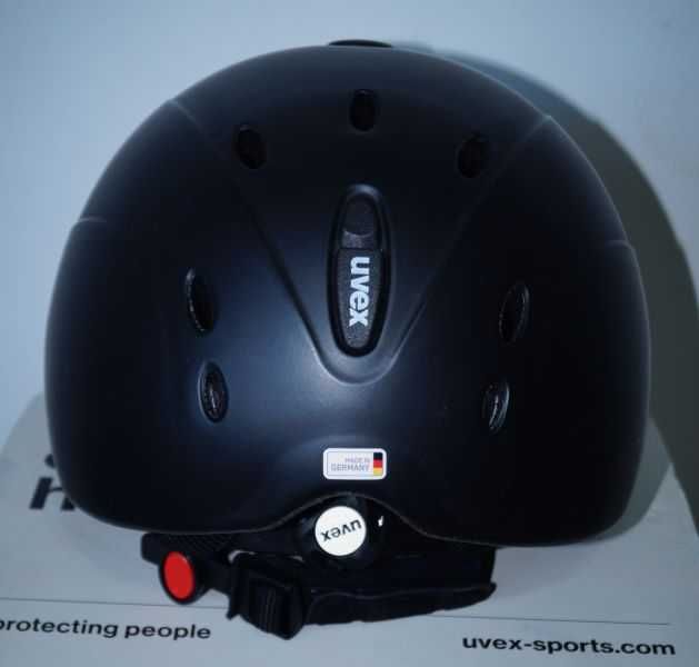 UVEX ONYXX Kask jeździecki do jazdy konnej czarny 49 - 54 cm