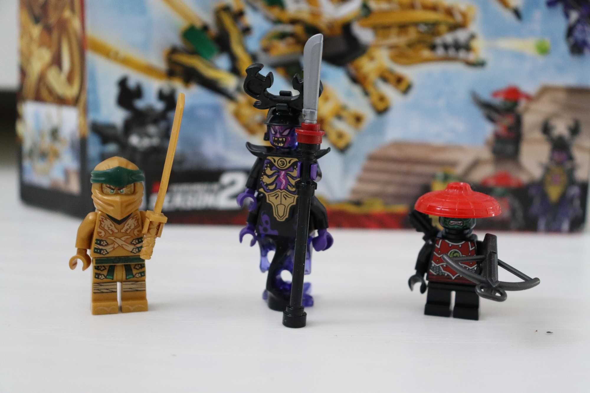 klocki LEGO Ninjago 70666  Złoty Smok wszystko jest instrukcja pudełko