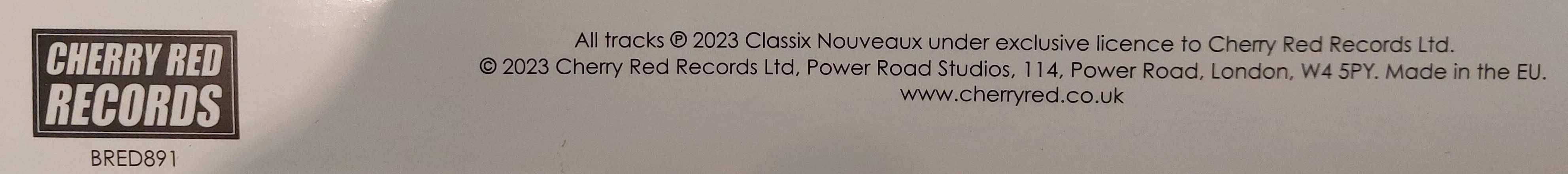 Classix Nouveaux Battle Cry Winyl nowa w folii Transparent coloured