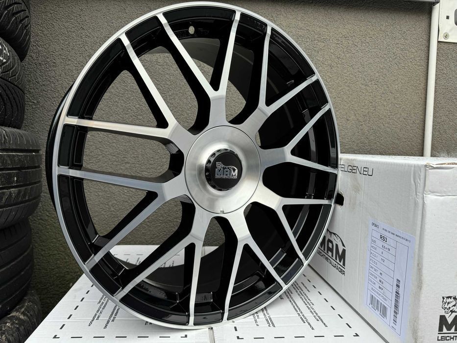 Felgi 19cali MAM Audi A3 S3 A4 A6 S4 S6 A5 S5 A8 5x112 ET30 nr9061A