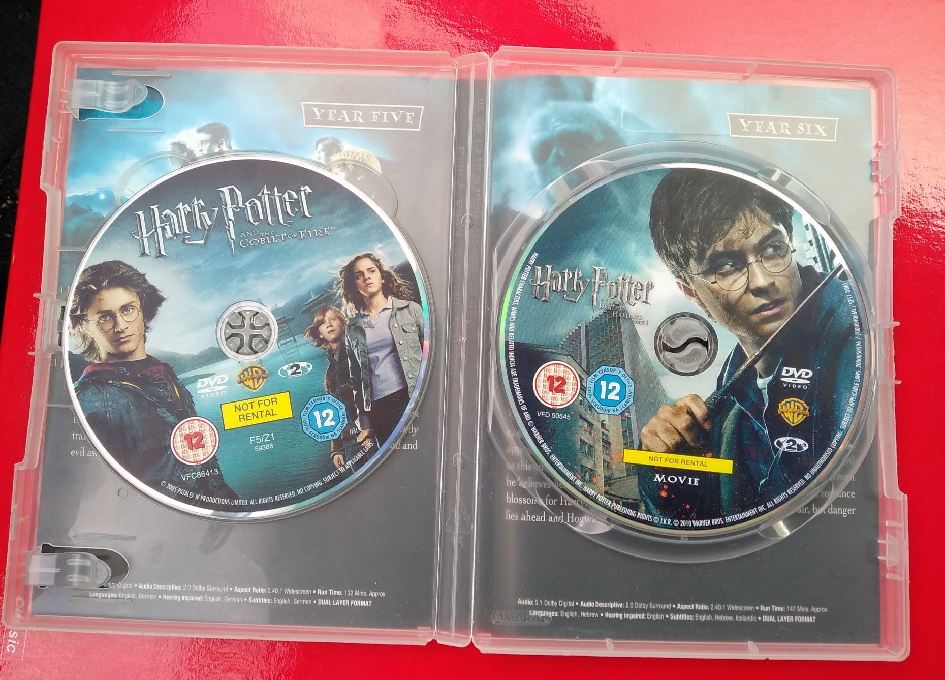 DVD duplo do Harry Potter