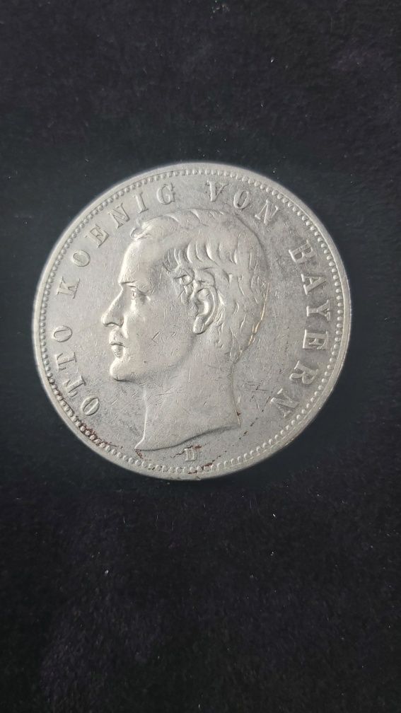 Монета 5 марок 1902 року