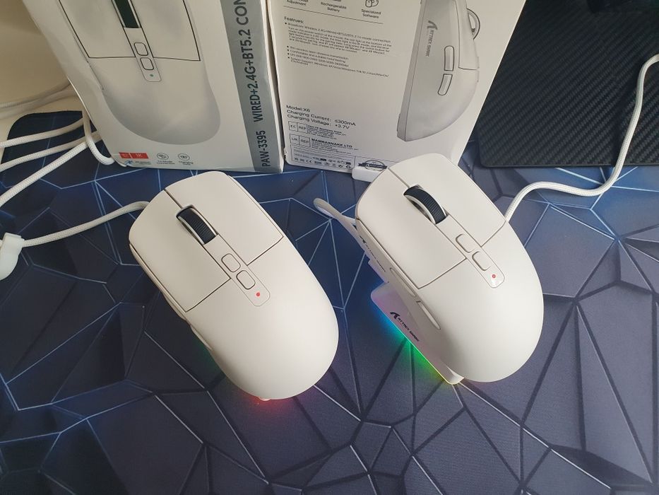 Нові ігрові мишки Attack Shark X6 PAW3395  DPI26000 з докстанцією