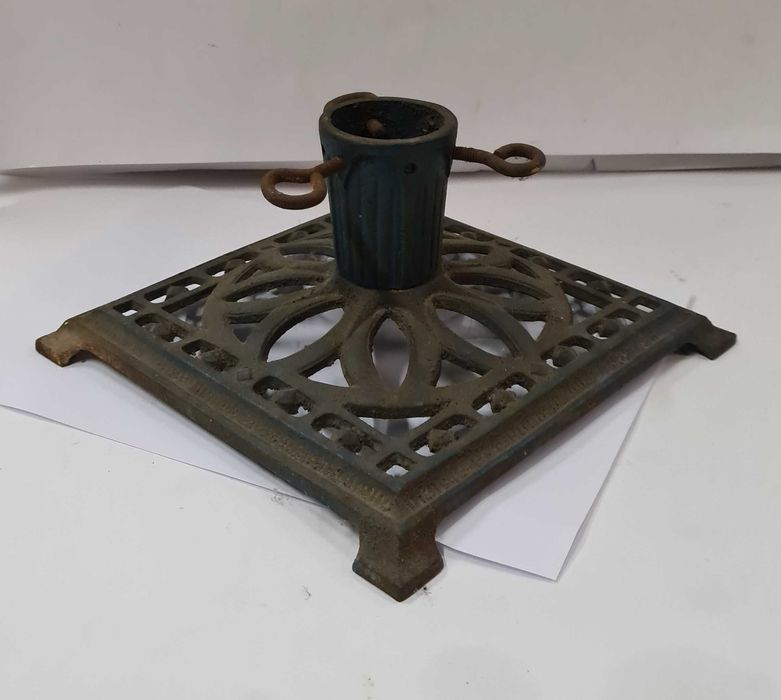 zabytkowy STOJAK do choinki żeliwo