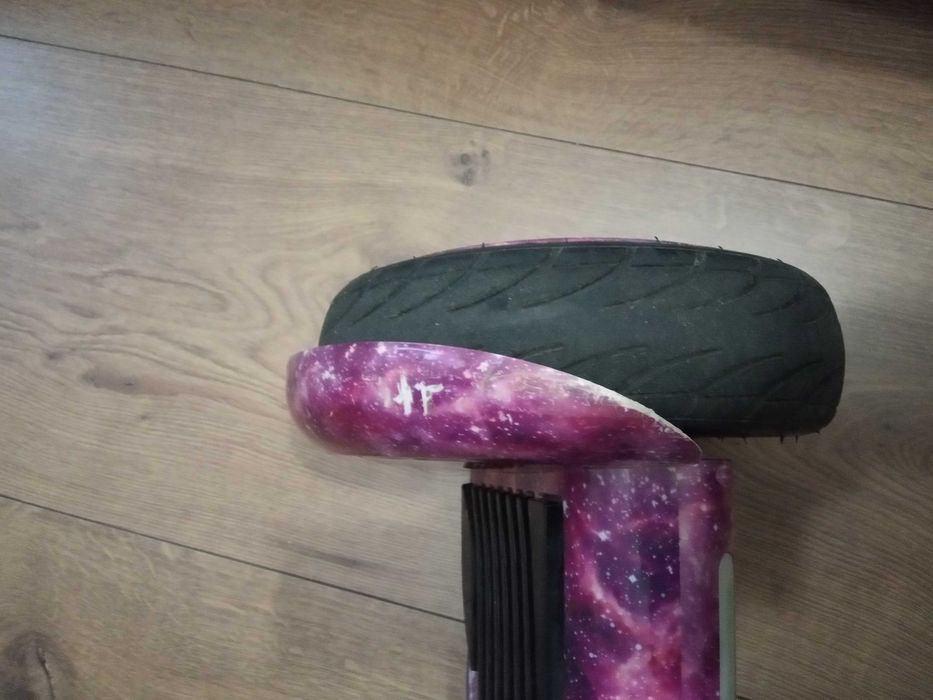 Гироборд 10,5",гироскутер Фиолетовый космос