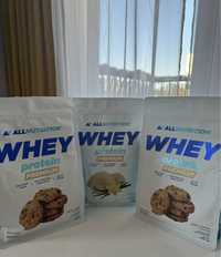 3x allnutrition whey protein premium nowe !