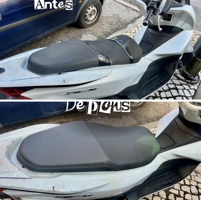 Banco mota Honda PCX (2014 a 2018)velho por novo)  ler descricao