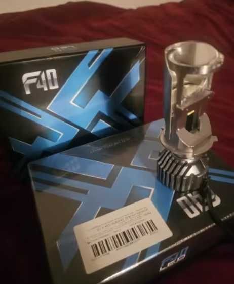 Автолампы светодиодные мини линзы  bi led f40