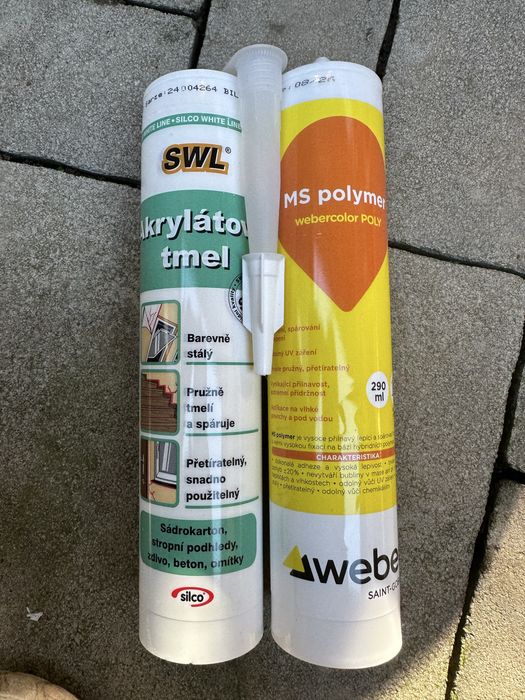 Силікони,акріли для плитки