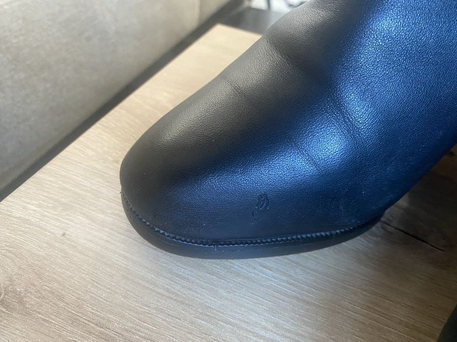 Чоботи шкіряні 40р (зима)