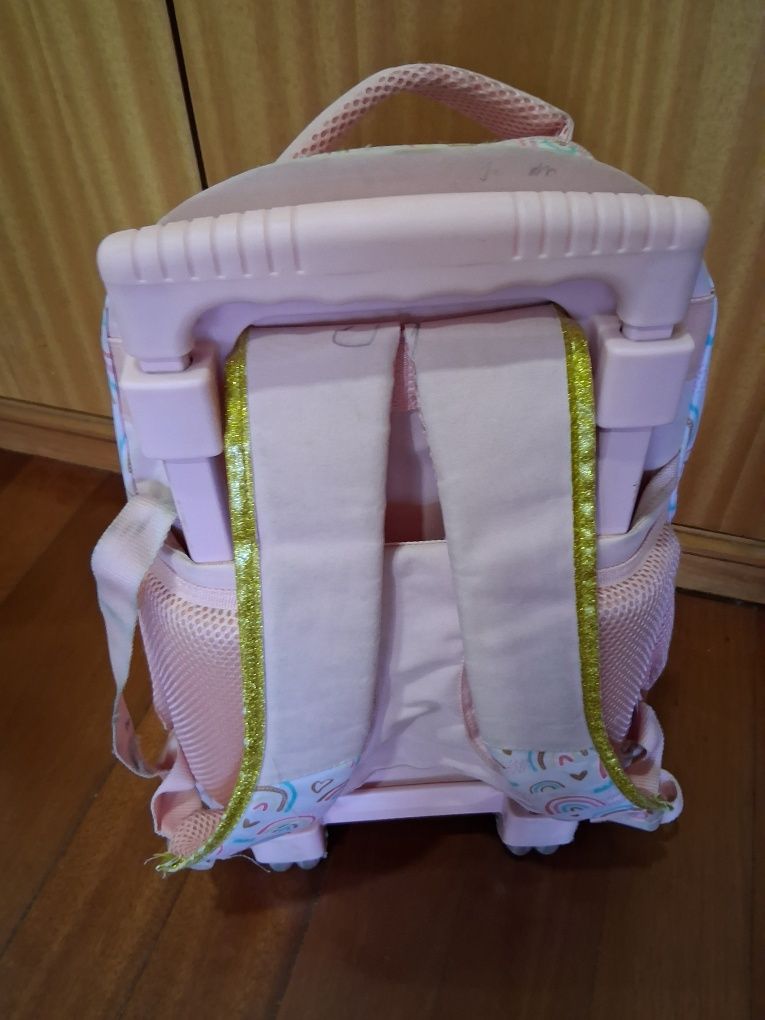 Mochila escola com rodas