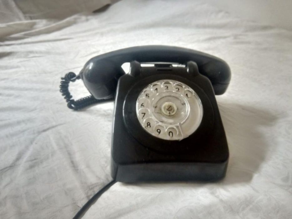 Telefone Antigo - Preto - Bom estado