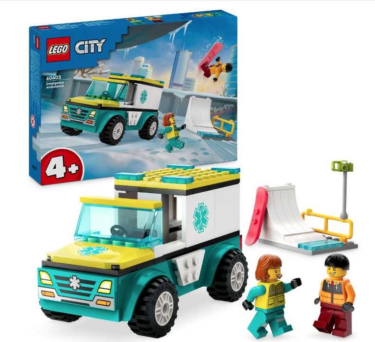 LEGO City 60403 Karetka i snowboardzista