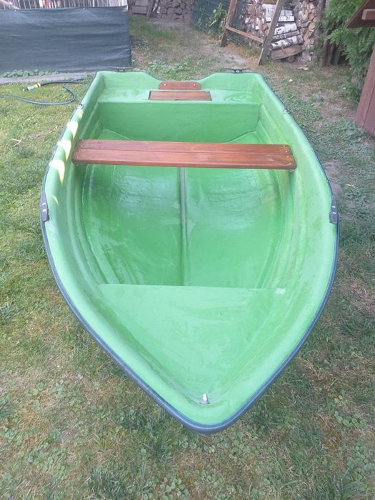 Łódka z przyczepką