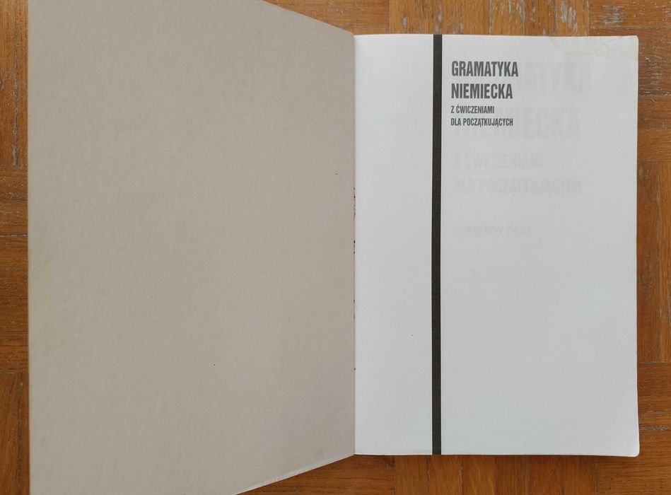 Stanisław Bęza "Gramatyka niemiecka z ćwiczeniami dla początkujących"