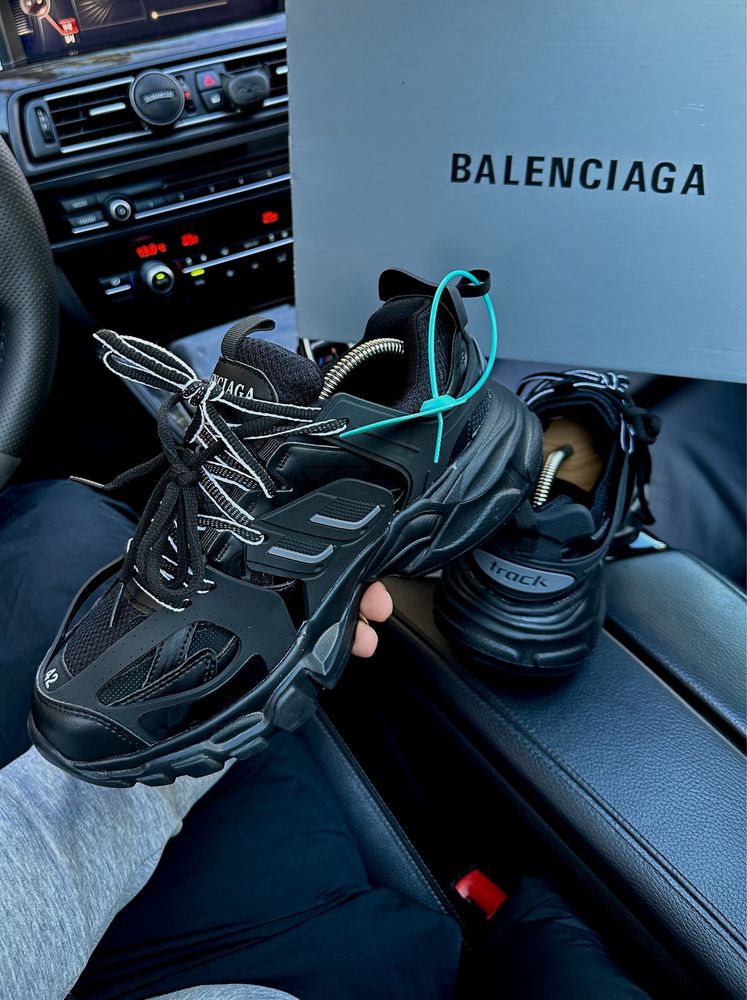 1:1 Нові ! Кросівки Balenciaga track чорні