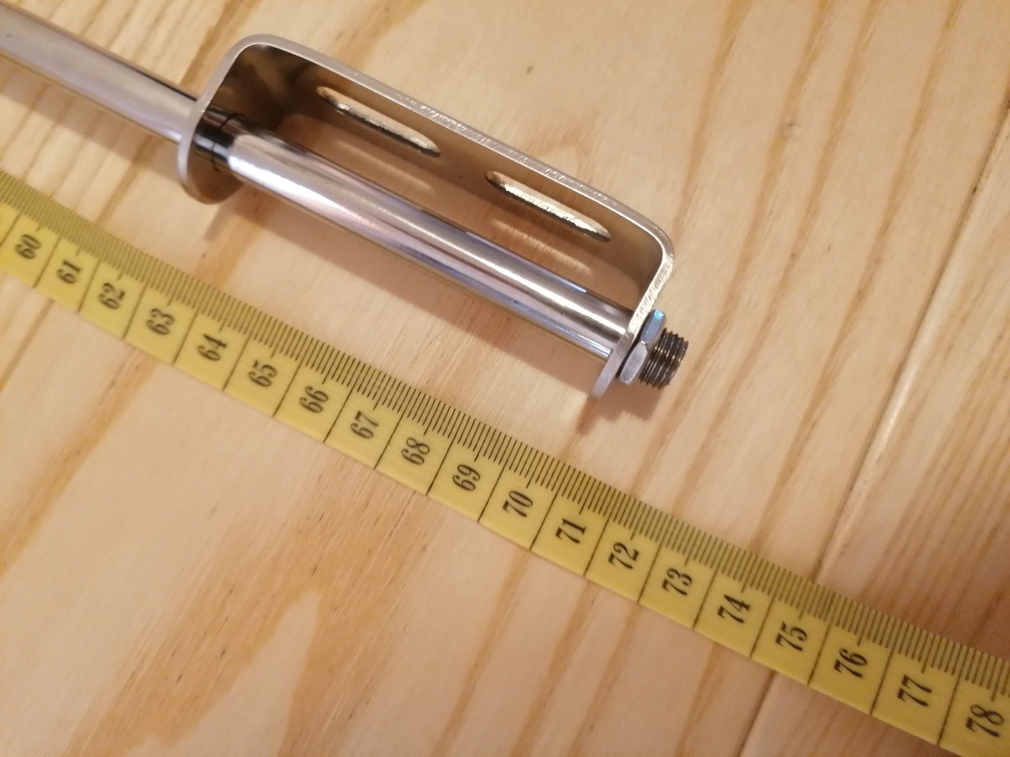 Maszt Długi Chrom z flaga Polski Chopper Cruiser Trike Metal Jakość