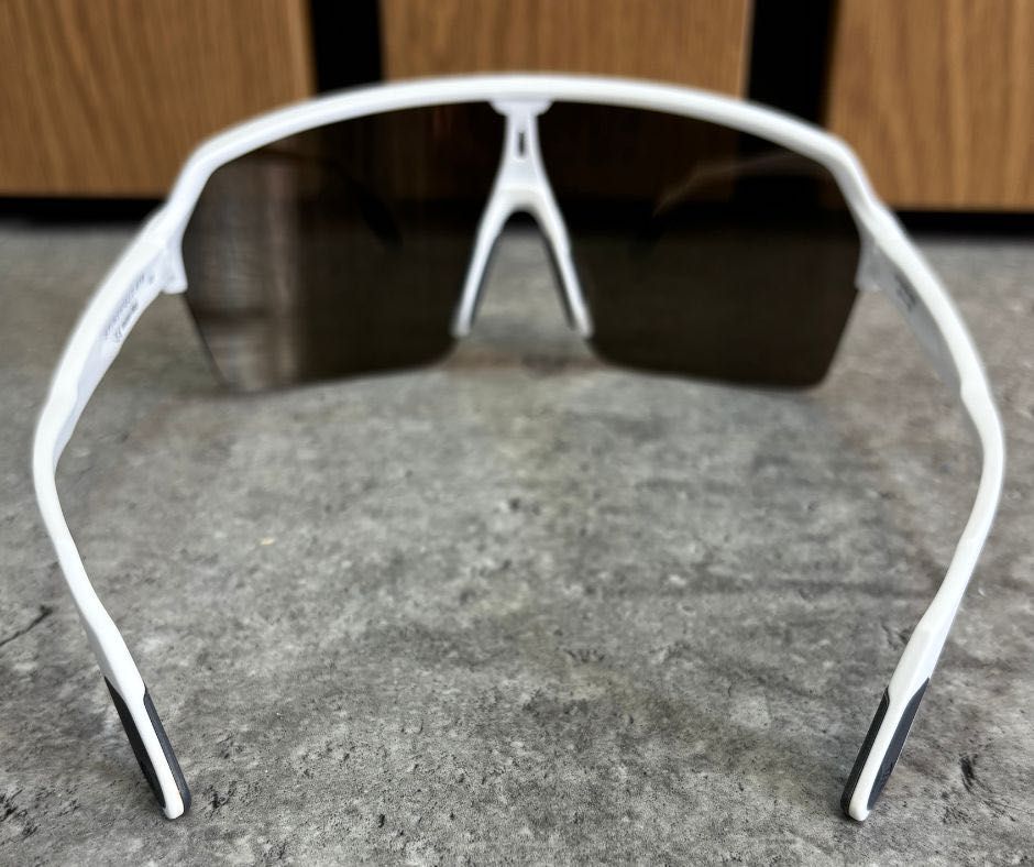 Okulary rowerowe Rudy Project Spinshield white/gold