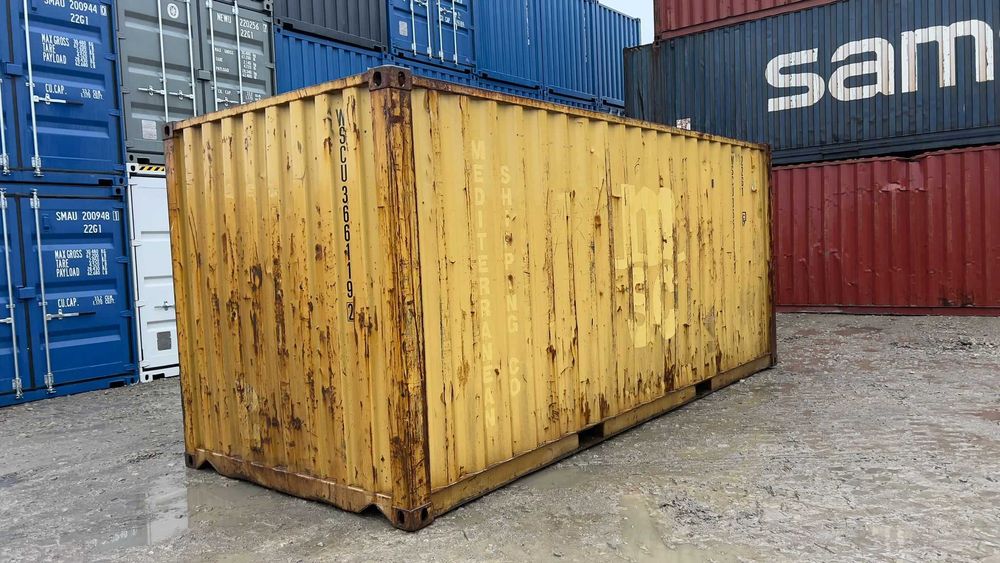 Kontener morski 20’DC używany, sprawny, 6-metrowy