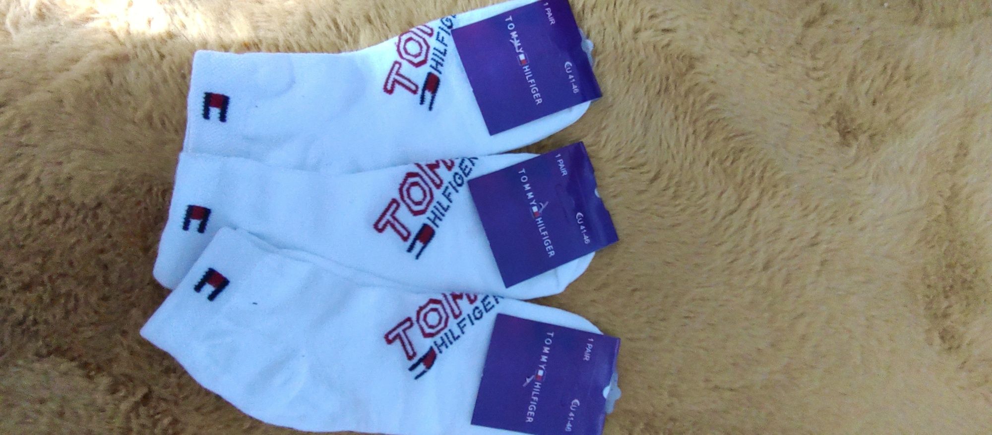 Skarpetki białe Tommy nowe unisex