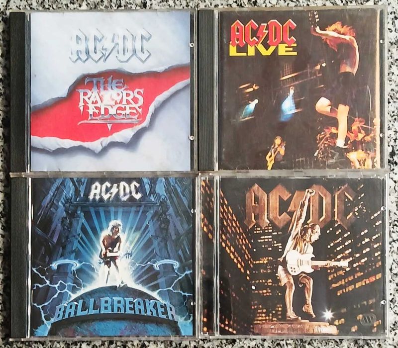 AC/DC - 18 CDs + 1 DVD - Raros - CD Muito Bom Estado