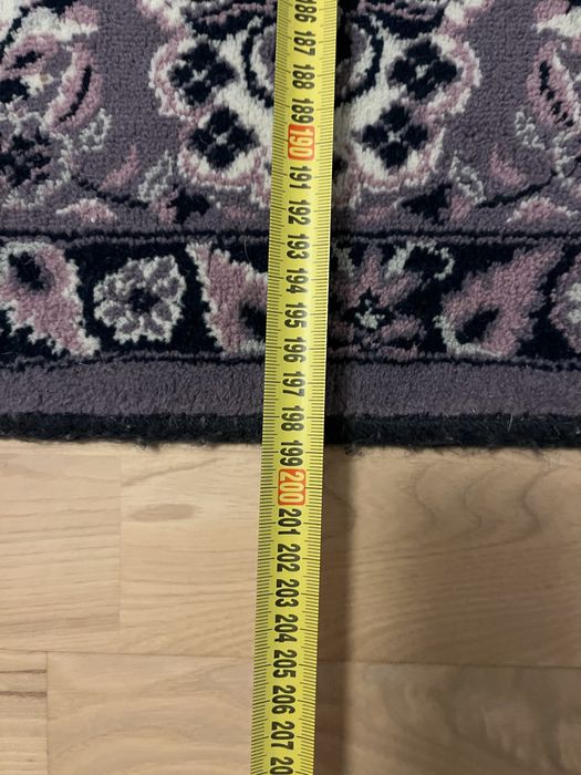 Fioletowy dywan PO PRANIU, 3 m x 2 m