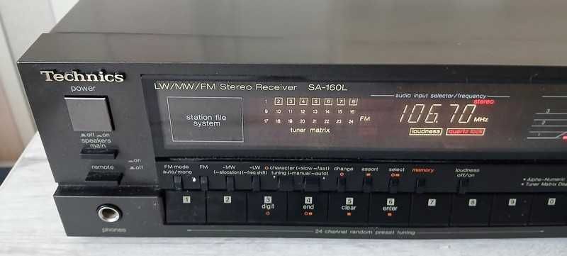 Amplituner stereo Technics SA-160L z korektorem - bardzo dobry stan
