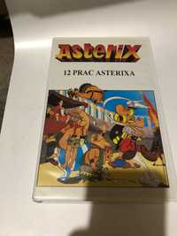 kaseta Vhs Asterix 12 Prac Asterixa