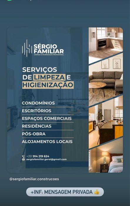 Servico de limpeza e higienizacao