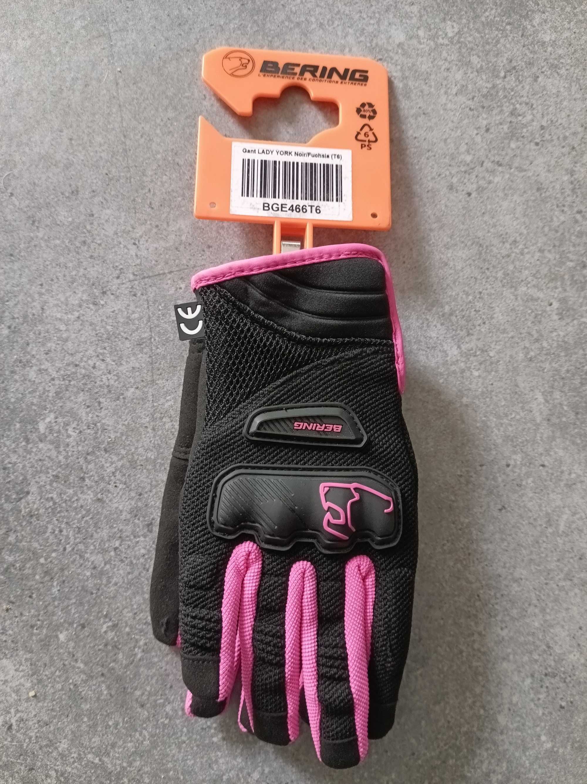 Luvas de mota tamanho S/6 novas