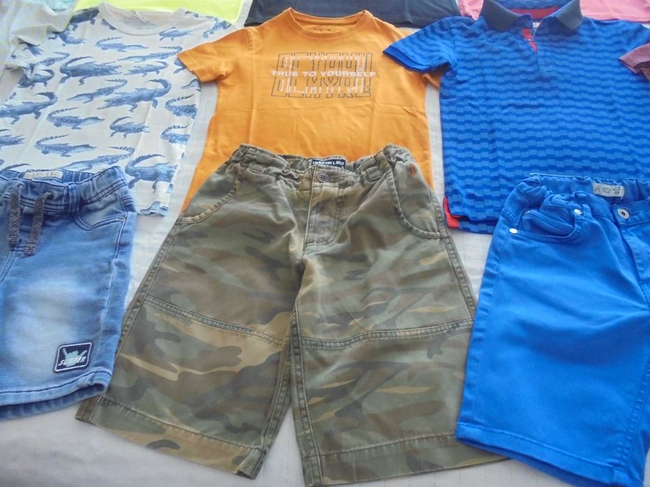 lote de roupa de menino os chinelos