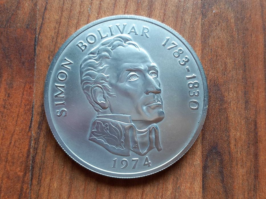 Moeda 4oz Panamá 20 Balboas 1974 em Prata