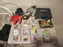 Mintendo 64 com 15 jogos