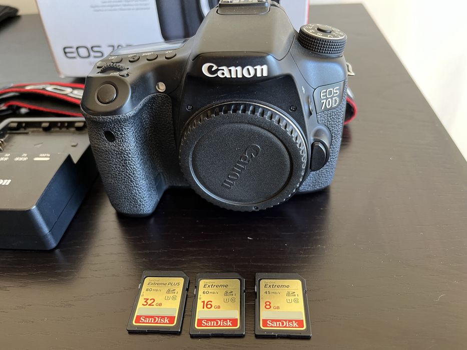 Corpo Canon 70 D - Muito estimada