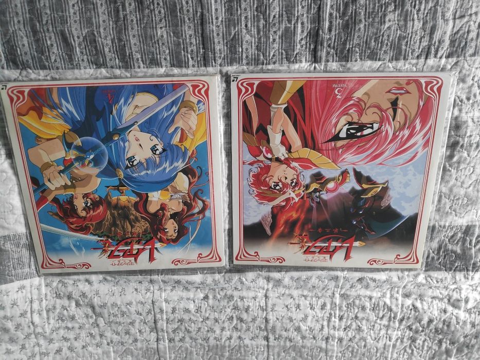 Magic Knight Rayearth Wydanie LD Laserdisc seria 1 i 2 NTSC