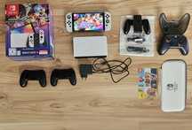 Konsola Nintendo Switch OLED gwarancja do 27.01.2027 + 2 gry