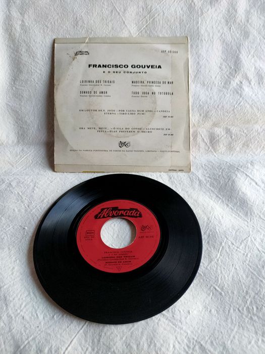 Disco Vinil Single Loirinha dos Trigais Francisco Gouveia