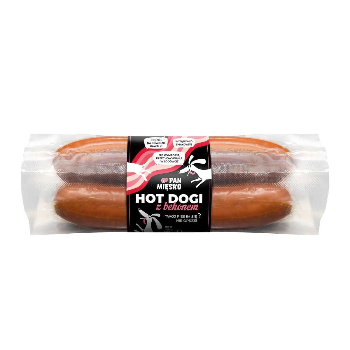16SZT Pan Mięsko Hot Dogi z bekonem 220g Przysmak dla psa
