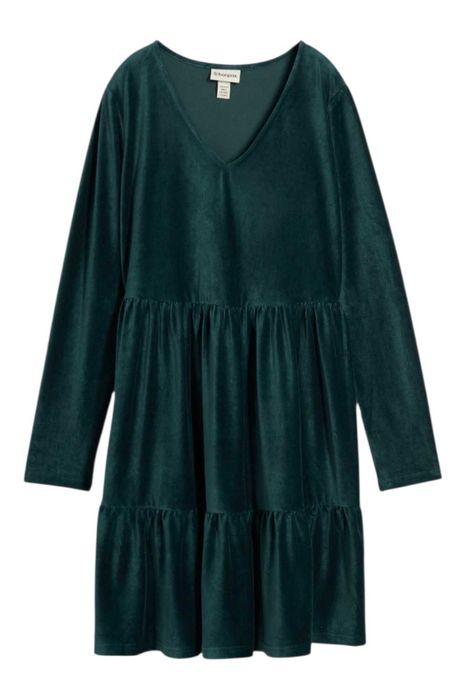 Sukienka mini z elastycznego aksamitu 44/46