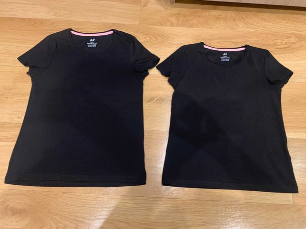 Koszulki dla bliźniaczek H&M 134 i 140