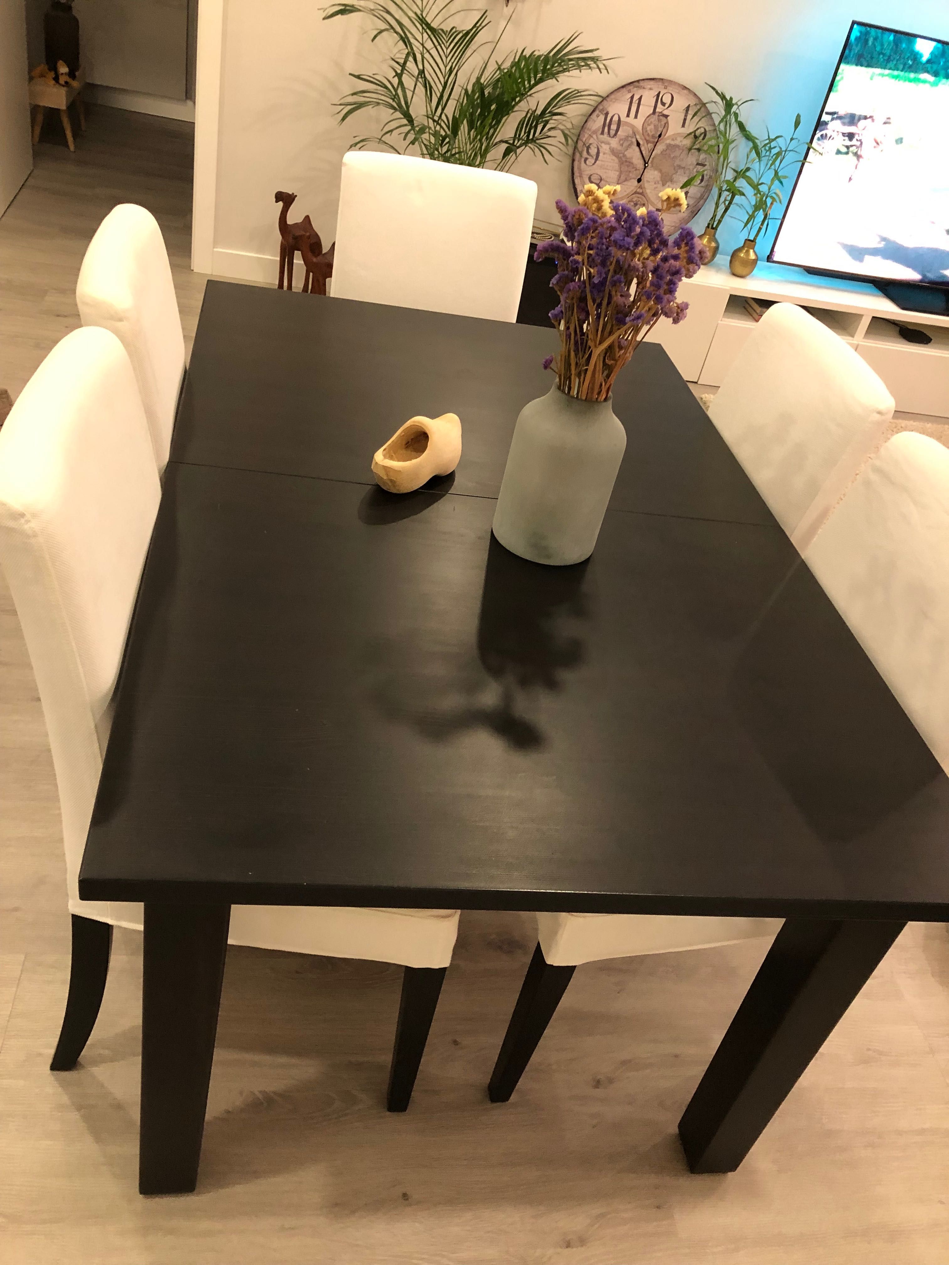 Mesa de jantar extensível Ikea