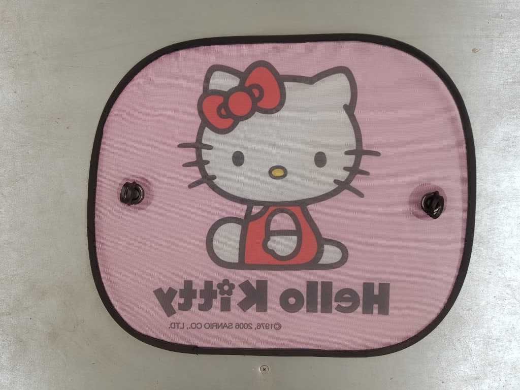 Para sol automovel Hello Kitty (par) novo