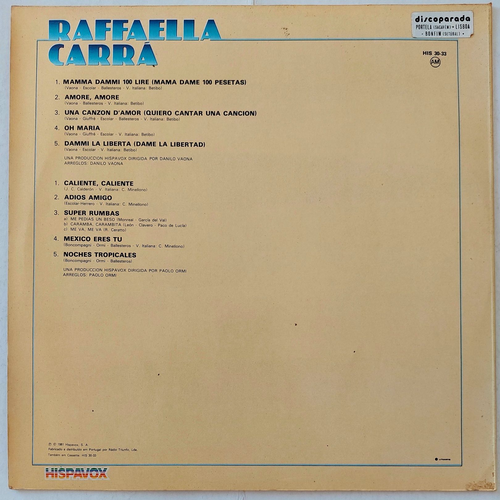 7 LP's Raffaella CARA (2)