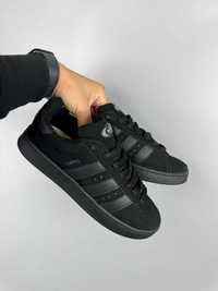 ТОП ПРОДАЖ! Adidas Campus All Black 36 37 38 39 40 41 42 43 44 адидас