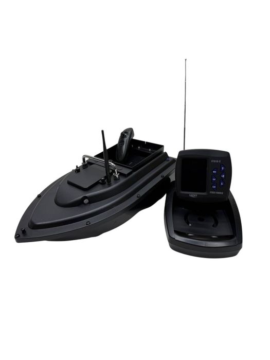Короповий кораблик Lixada T16 Black 2 фари з ехолотом Lucky FF918-C